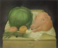 豚の頭のある静物画 フェルナンド・ボテロ